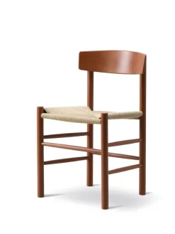 J39 Folkestolen, heritage red af Børge Mogensen