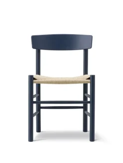 J39 Folkestolen, indigo blue af Børge Mogensen