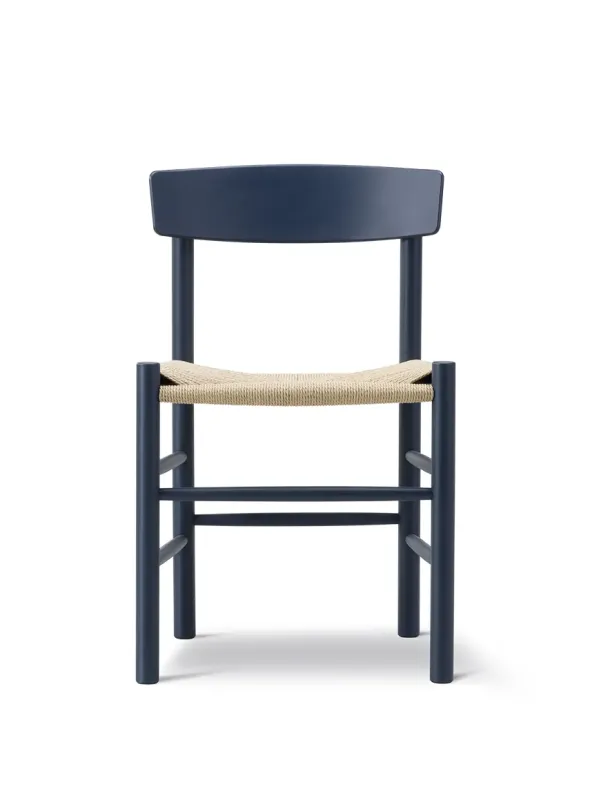 J39 Folkestolen, indigo blue af Børge Mogensen
