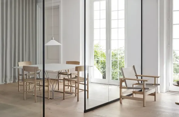 JG Table 140x140 cm fra Fredericia Furniture