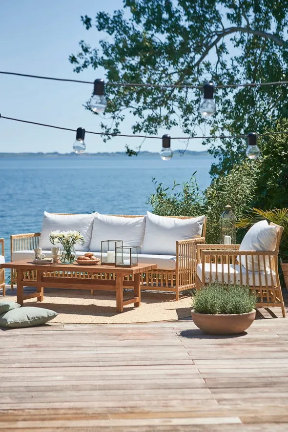 Julian Loungebord, 140x55 cm fra Sika-Design