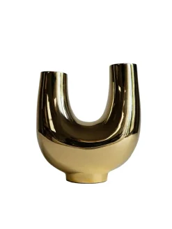Kazumi StudioVase, gold fra Hein