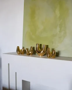 Kazumi StudioVase, gold fra Hein