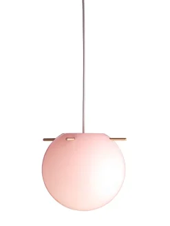Koi Pendel, rose/brass Ø32 fra Frandsen