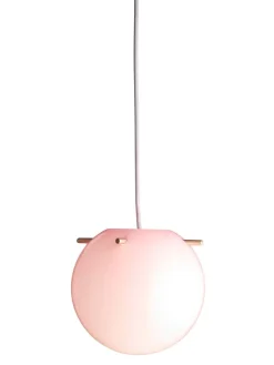 Koi Pendel, rose/brass Ø25 fra Frandsen