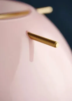 Koi Pendel, rose/brass Ø25 fra Frandsen