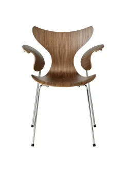 3208 Liljen armstol i valnød af Arne Jacobsen