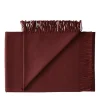 Lima Plaid, beetroot fra Silkeborg Uldspinderi