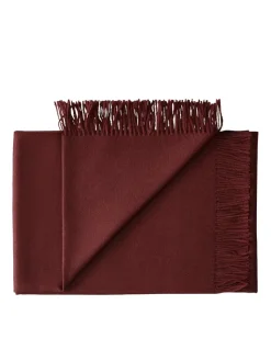 Lima Plaid, beetroot fra Silkeborg Uldspinderi