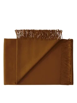 Lima Plaid, caramel fra Silkeborg Uldspinderi