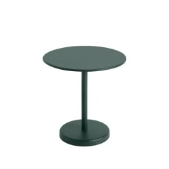 Linear Steel cafébord Ø70 cm, H73 cm fra Muuto
