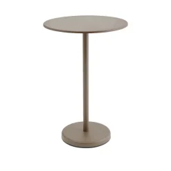 Linear Steel cafébord Ø70 cm, H105 cm fra Muuto