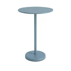 Linear Steel cafébord Ø70 cm, H105 cm fra Muuto