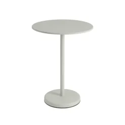 Linear Steel cafébord Ø70 cm, H95 cm fra Muuto
