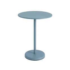 Linear Steel cafébord Ø70 cm, H95 cm fra Muuto