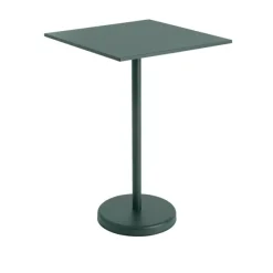 Linear Steel cafébord 70x70cm, H105 cm fra Muuto