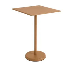 Linear Steel cafébord 70x70cm, H105 cm fra Muuto