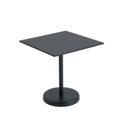 Linear Steel cafébord 70x70cm, H73 cm fra Muuto