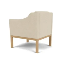 L46 MK155 lænestol, beige tekstil af Mogens Koch