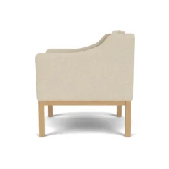 L46 MK155 lænestol, beige tekstil af Mogens Koch