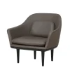 Lunar loungestol, large, sort eg, Bellagio Quartz 5070 HR fra Stellar Works