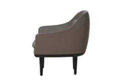 Lunar loungestol, large, sort eg, Bellagio Quartz 5070 HR fra Stellar Works
