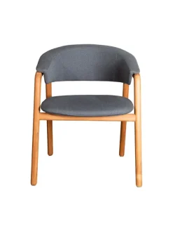 Luna Stol, teak/grey fra Cane-line