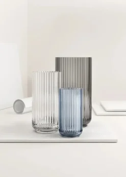 Lyngbyvasen i klar glas fra Lyngby Porcelæn