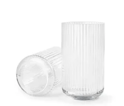 Lyngbyvasen i klar glas fra Lyngby Porcelæn