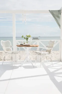 Margret Udendørs Spisestol, Dove White fra Sika-Design