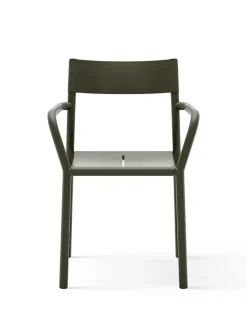 May havestol m. armlæn, dark green fra New Works