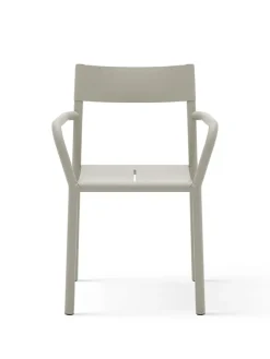 May havestol m. armlæn, light grey fra New Works