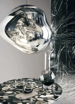 Melt Pendant Silver, 50 cm fra Tom Dixon