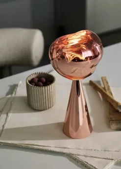 Melt Portable Bordlampe, copper fra Tom Dixon
