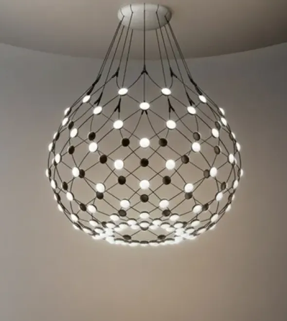 Mesh LED pendel Ø80 fra Luceplan