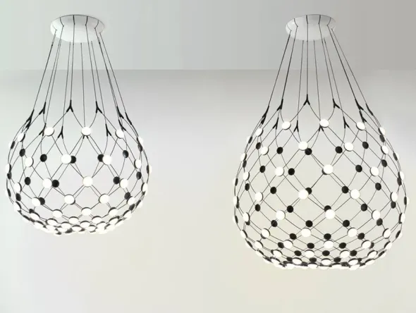Mesh LED pendel Ø80 fra Luceplan