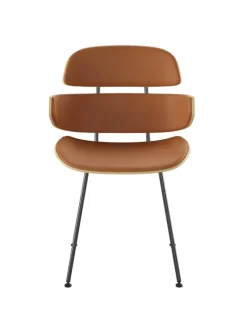 Midas armstol, cognac læder fra Naver Collection