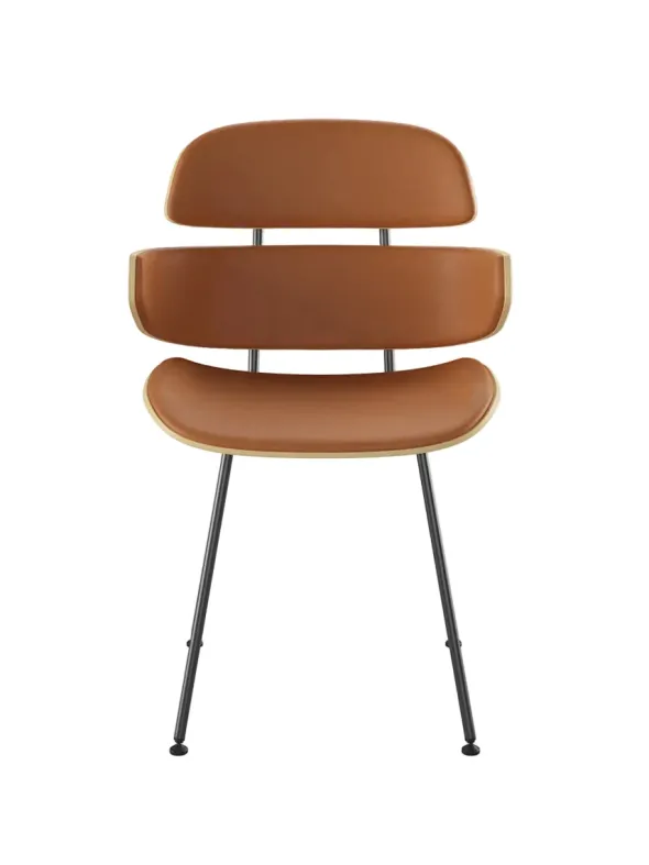 Midas armstol, cognac læder fra Naver Collection