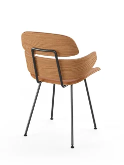 Midas armstol, cognac læder fra Naver Collection