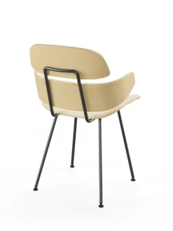 Midas armstol, creme læder fra Naver Collection