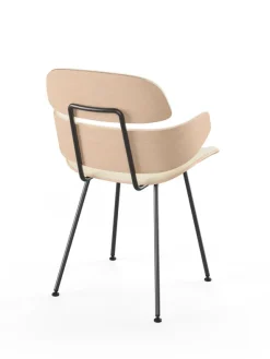 Midas armstol, creme læder fra Naver Collection