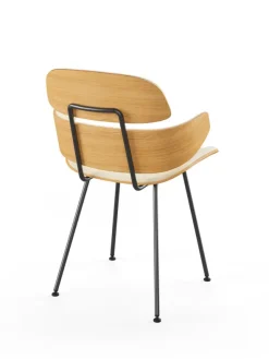 Midas armstol, creme læder fra Naver Collection