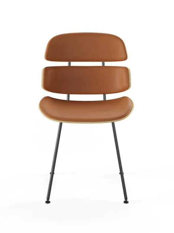 Midas stol, cognac læder fra Naver Collection
