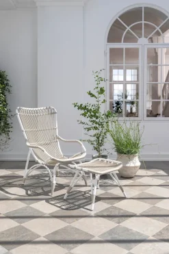 Monet Exterior Lænestol, Dove White fra Sika-Design