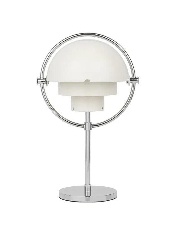 Multi-Lite Portable Bordlampe, krom/hvid fra GUBI