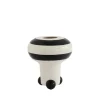 Mushroom Vase, black fra raawii