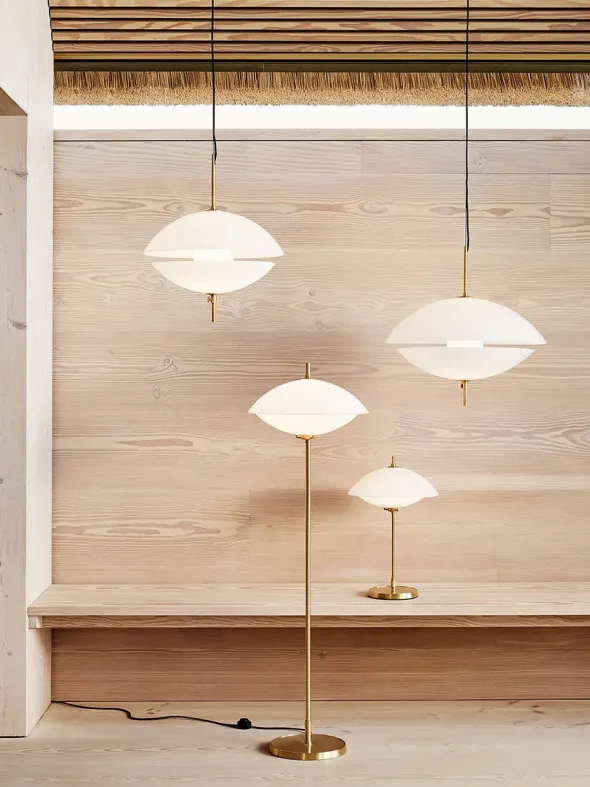 Musling Gulvlampe fra Fritz Hansen