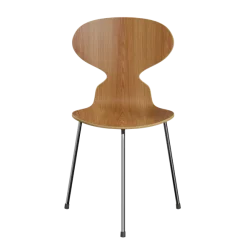 3100 Myren med 3 ben, krom stel af Arne Jacobsen
