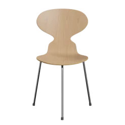 3100 Myren med 3 ben, krom stel af Arne Jacobsen