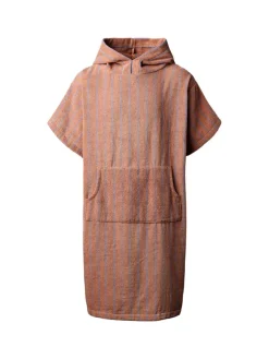 Naram Poncho, camel & ultramarine fra Bongusta